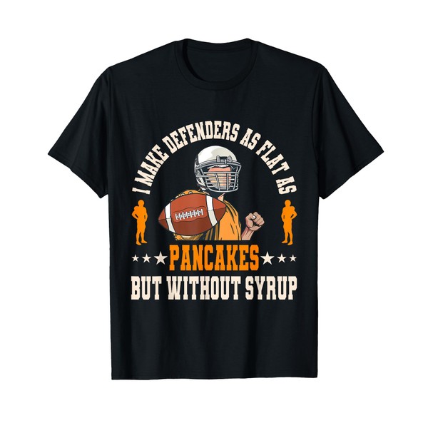 Lineman Pancake Blocks Funny Football Player T-Shirt