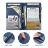 EcoVision Server Book for Waitress, Leather Waiter Organizer with Zipper