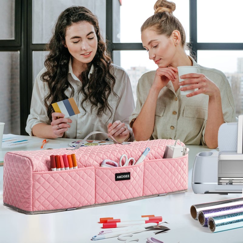 AMOIGEE Padded Dust Cover Compatible with Cricut Maker 4, Explore