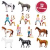 CRAZE Bibi and Tina Toy Figures, Pack of 6, Multipack