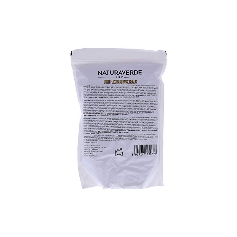 Naturaverde Pro Gold Hard Wax Beads, 2.2 lbs