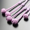念珠ドットコム 日蓮宗 数珠 女性用 8寸 藤雲石 梵天房 京念珠 念誦 法華