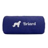 Siviwonder Briard Paw Dog Embroidery Deluxe Towel