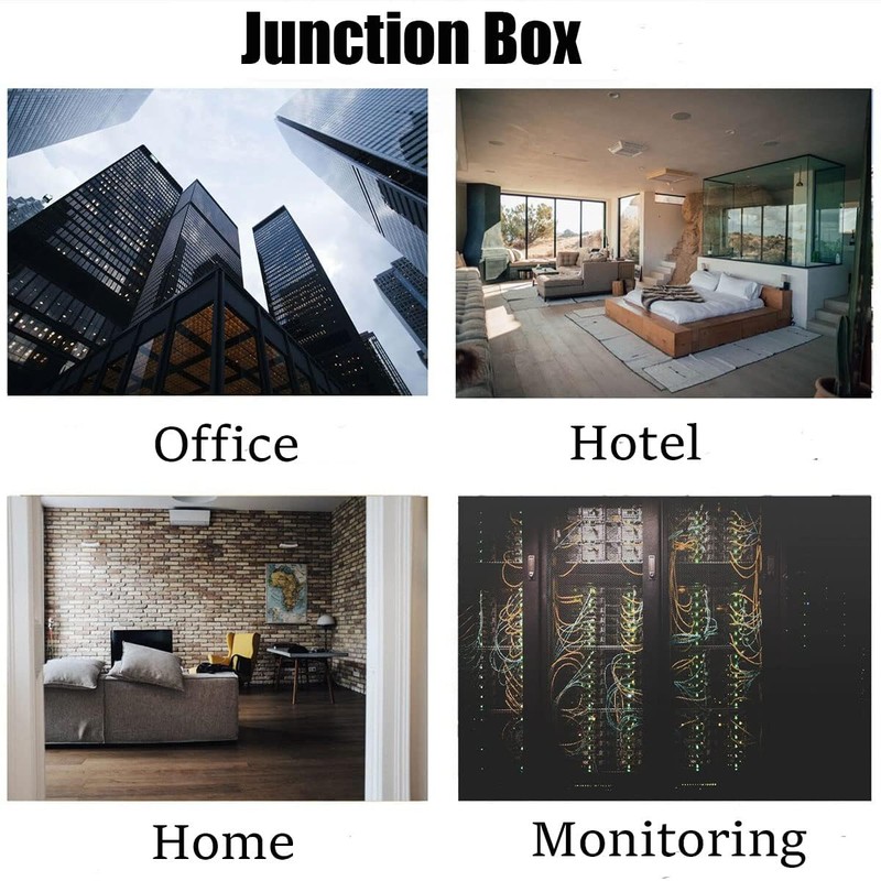 3 Pole Wire Connector Waterproof IP68 External Electrical Junction Box,M20