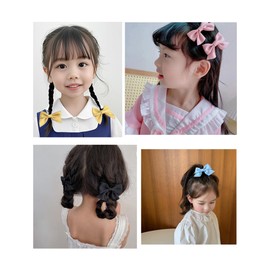GFun Hair Ornament, Ribbon, Small, Black, Set of 2, Clips, Hair Accessories, Barrettes, Hakama, Graduation Ceremonies, Weddings, Recitals, Yukata, Clothes