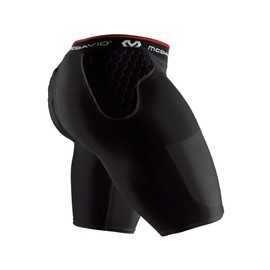 McDavid Compression Inner Wear, With Pad (Hip Bone, Coccyx), Side Pad Pockets, Panties