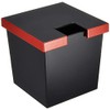 Fukui Craft 7-501-12 ABS Resin Gully Holder Corner Kurobuchi Vermilion