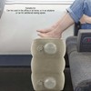 Inflatable Foot Rest Promote Blood Circulation Relieve Fatigue PVC Flocking