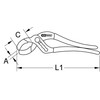 KS Tools 116.1200 Siphon pliers, 4 position, 100mm