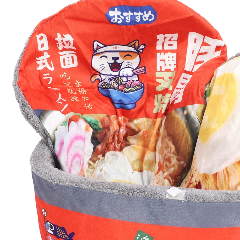 Noodle Box Cat Bed Japanese Style Semi Enclosed Soft Comfortable