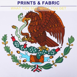Mexico Flag 3x5 FT (150D Polyester) Mexican National Flags Premiun Quality Polyester with Brass Grommets and Double Stitched - Vivid Color and Fade Resistant