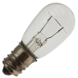 CHICAGO MINIATURE 6S6 30V, 6 Watt, S6, Candelabra Screw (E12) Base Light Bulb (1 Bulb)