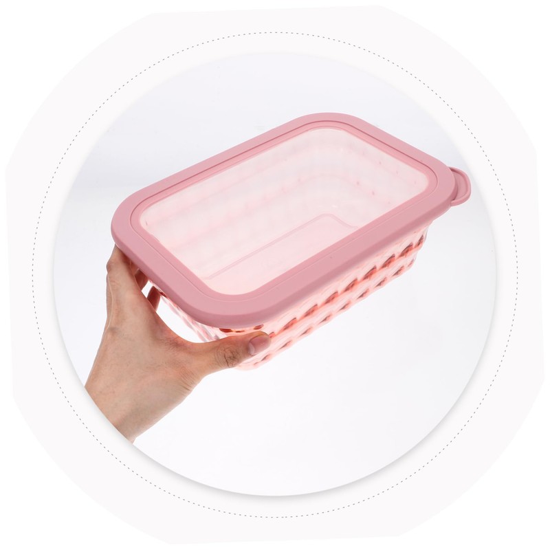CHILDWEET Versatile Kitchen Storage Box Crisper Lunch Box 3pcs Airtight