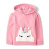 Gymboree,and Toddler Pullover Hoodie,Pink Unicorn,6