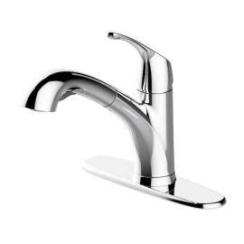 Project Source Kitchen Faucet, Project Source, Polished Chrome 1-Handle