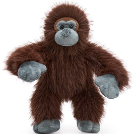 MorisMos Giant Orangutan Stuffed Animal, 18inch Large Orangutan Plush Toys for Kids, Soft Long Fur Gorilla Plush Companion Toy Gifts for Boys, Girls