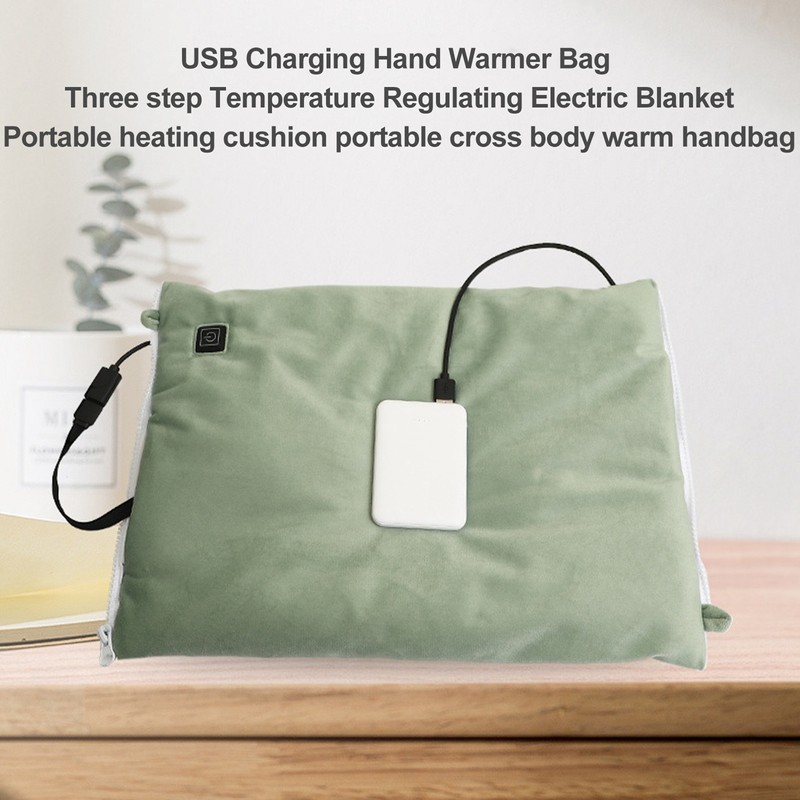 USB Charging Hand Warmer Three Temperature Control Electric Blanket Portable