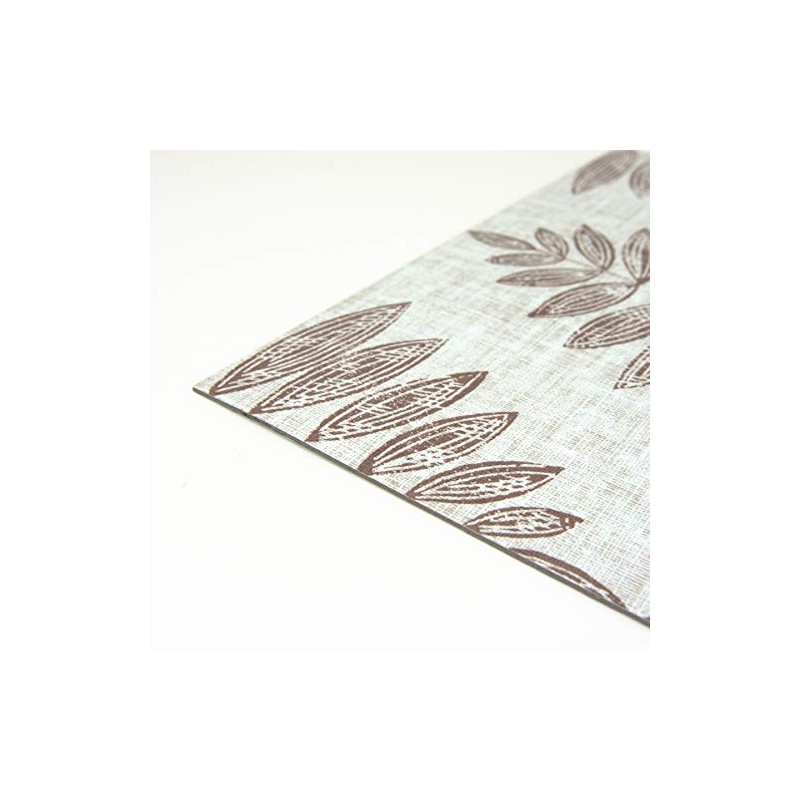 FloorPops FP3298 Foliage Peel & Stick Floor Tiles, Neutral