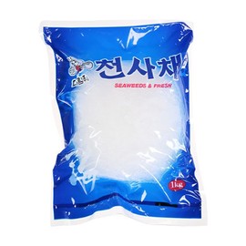 국내산 천사채 1kg 다시마엑기스(국산) Domestic Angel Hair 1kg Seaweed Extract (Made in Korea)