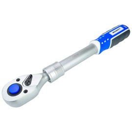 Haskyy CUK38-19 Telescopic Ratchet 10 mm (3/8 Inch) 224-322 mm Reversible Ratchet Extendible Fine-Toothed Telescopic Ratchet Wrench