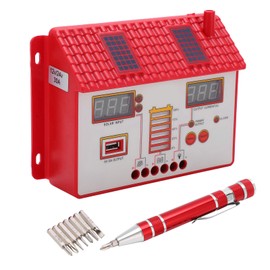 12V/24V House Shaped Solar Charge Controller MPPT Automatic Solar Panel Regulator with LED Display 30A