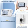 Remote Temperature Controller, Temperature Control Plug, Support Heating/Cooling Mode, for