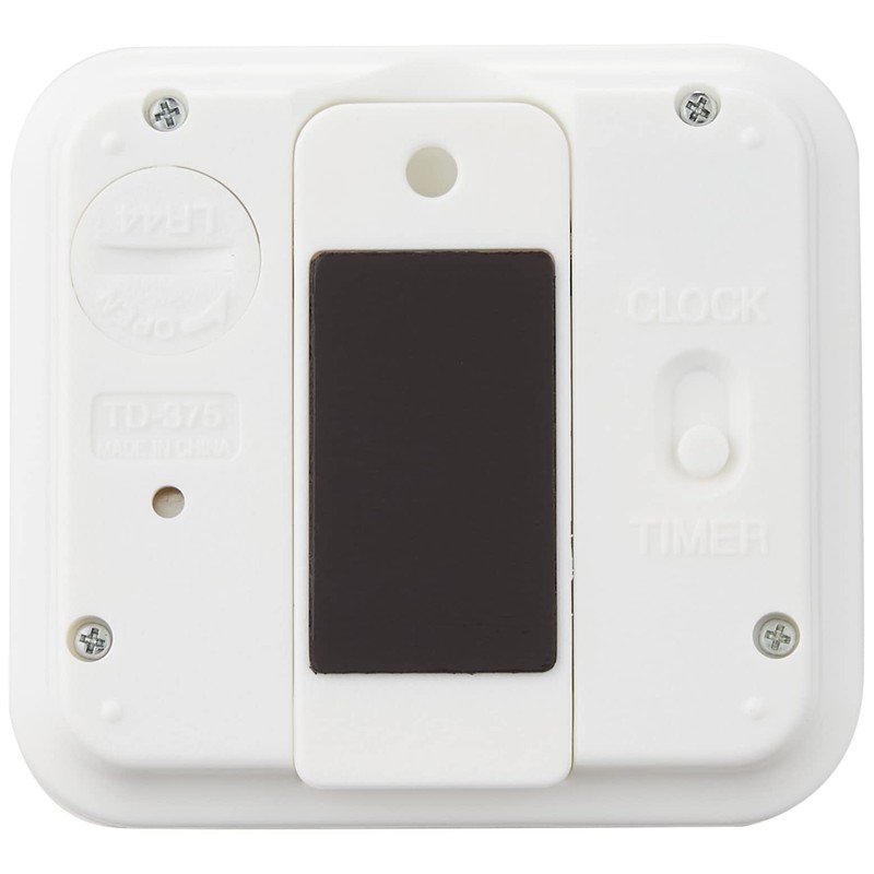 タニタ タイマー マグネット付き テンキー 100時間 ホワイト TD-375 WH 研究や実験に最適