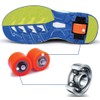 WOHS Replacement Wheels for Trainers with Automatic Wheels. 2 Orange