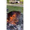 Fire Centric Cooking Outdoor Vertical Rotisserie for Gyros, Shawarma, Kababs,
