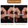 MECCANIXITY Silicone Rubber Bands Rings 100Pcs Non-Slip 10mm Dia 1mm