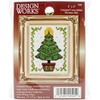 Tobin Christmas Tree Ornament Counted Cross Stitch Kit, 2-Inch x