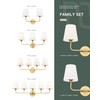 METWET 2 Light Bathroom Light Fixtures, Brushed Gold Vanity Lights,