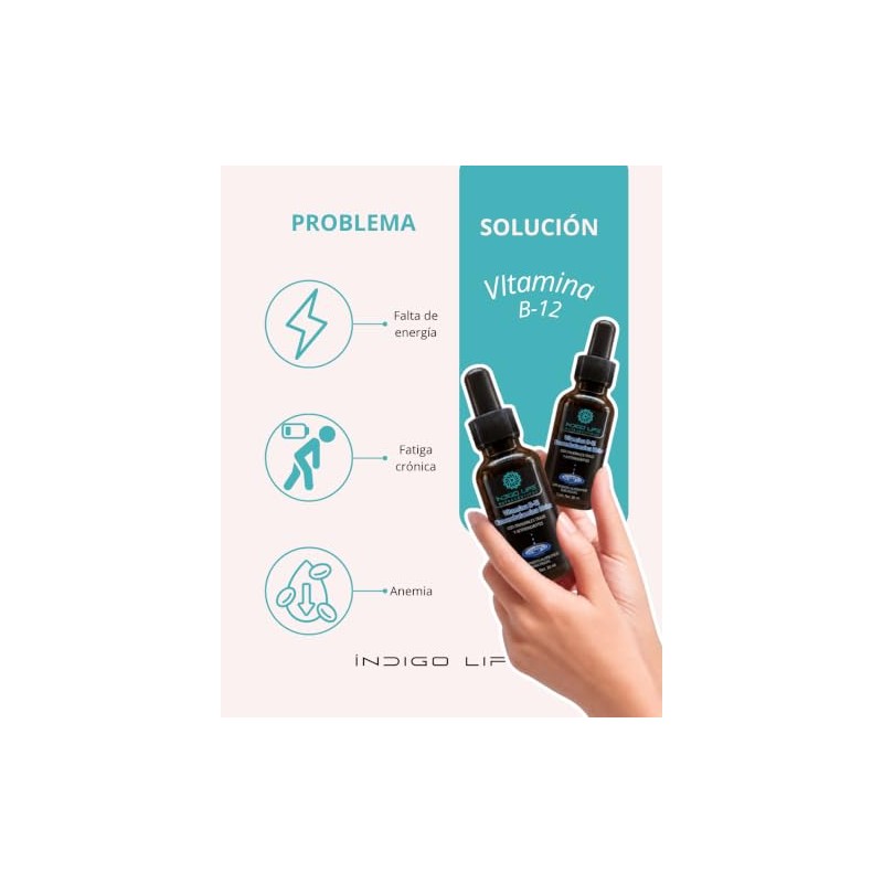 Vitamina B12 Sublingual Energía y Vitalidad 2 Pack - 2