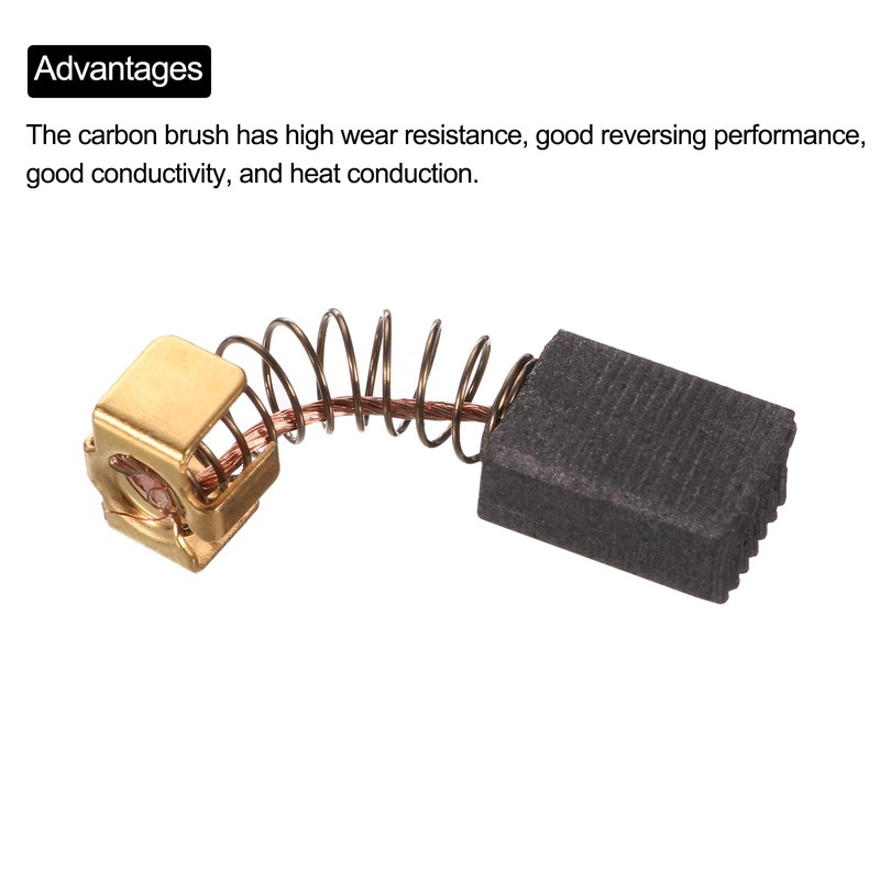 uxcell 10 Pack CB-303 Carbon Brushes 16x11x5mm Power Tool for