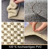 ROIMOE Shower Mat, Non-Slip Triangular, PVC Loofah Massage Shower Mats
