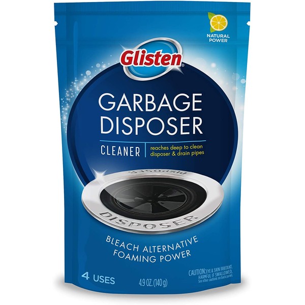 Glisten Garbage Disposal Cleaner and Odor Eliminator with Foaming Action,