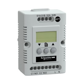 Schneider Electric Climasys Electronic Hygrotherm for Temperature and Humidity Monitoring and Control in Commercial and Industrial Environments, 200 to 240V