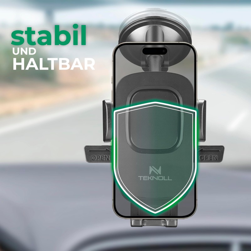 Teknoll Car Holder Suction Cup Smartphone Holder with Suction Cup