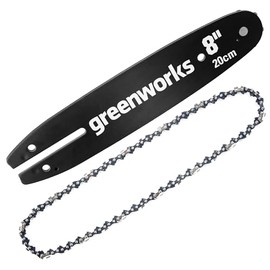 Greenworks 8" Replacement Pole Saw Bar and Chain Combo