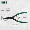 SPEEDWOX 9 inch Angle Tip Lock Ring Pliers for Transmission,