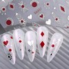 2 Sheets Stars and Moon Nail Stickers 3D Self Adhesive