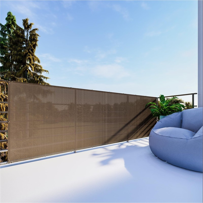 INFRANGE 2.5' x 50' Balcony Privacy Fence Screen Mesh Windscreen