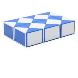 Magic Snake 24 Part Magic Snake Stress Relief Brain Training Intelligence Game (Blue)