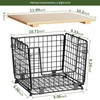 Wire Storage Basket for Kitchen Pantry: GGIU Stackable Kitchen Counter