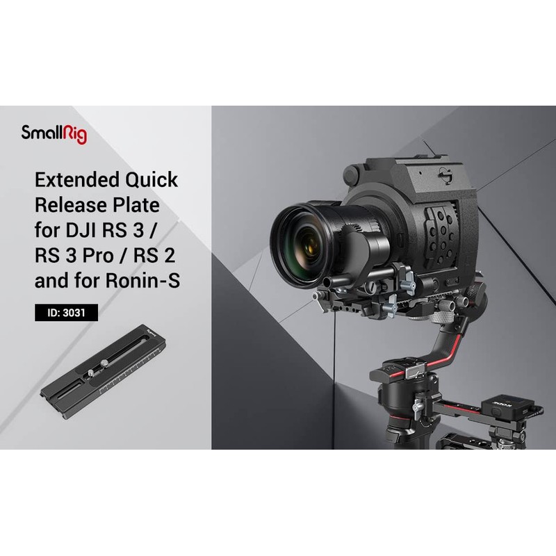 SMALLRIG RS2 RS3 RS3 Pro Extended Quick Release Plate Extended