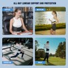 Cinturón de apoyo lumbar ajustable para hombres y mujeres, soporte