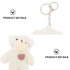 Toddmomy 2pcs Plush Key Chain, Cute Plush Keychain Stuffed Animals