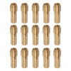 HARFINGTON 15pcs Brass Collet 3.2mm Brass Drill Chucks Mini Electric