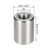 sourcing map M3 Round Connector Nuts, 304 Stainless Steel Coupling