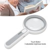 Magnifying Glass 5X 12X Handheld Magnifier with 18pcs LED for